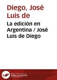 La edición en Argentina