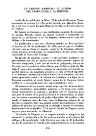 Un triunfo laboral: el acceso del trabajador a la empresa