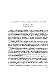 Paisaje y Literatura, o los fantasmas de la otredad
