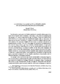 La historia y la lengua en la Primera Serie de los 'Episodios Nacionales' de Galdós