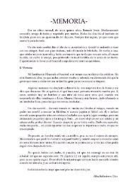Memoria