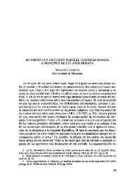 En torno a la discusión sobre el teatro en España a principios de los años treinta