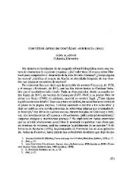   Cortázar antes de Cortázar: 'Rimbaud' (1941)  