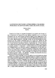 La búsqueda de sí mismo. Latinoamérica y el mundo:  problemas de identidad en la obra de Leopoldo Zea