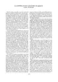 La aventura de los narradores del 'Quijote'