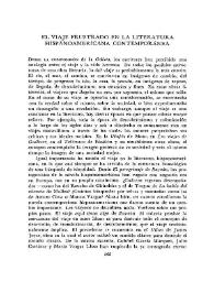  El viaje frustrado en la literatura hispanoamericana contemporánea 