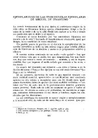  Ejemplaridad de las tres novelas ejemplares de Miguel de Unamuno 