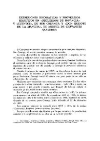 Expresiones idiomáticas y proverbios idénticos en 'Recuerdos de infancia' y 'Cuentos', de Ion Creangá y 'Don Quijote de la Mancha', de Miguel de...
