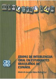 Etapas de interlengua oral en estudiantes brasileños de español