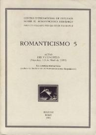 Romanticismo 5 : actas del V Congreso (Nápoles, 1-3 de abril de 1993). La sonrisa romántica (sobre lo lúdico en el Romanticismo hispánico)