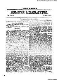 Boletín legislativo. Serie 1, núm. 6, 24 de marzo de 1866