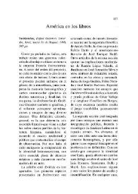 Cuadernos hispanoamericanos, núm. 605 (noviembre 2000). América en los libros
