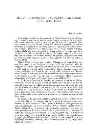 'Miau': la escritura del poder o el poder de la escritura
