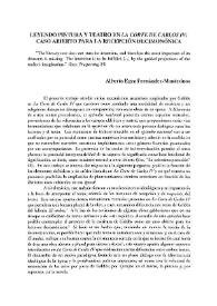 Leyendo pintura y teatro en 'La Corte de Carlos IV': caso abierto para la recepción decimonónica