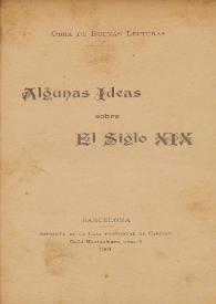 Algunas ideas sobre el siglo XIX