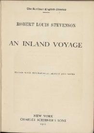 An inland voyage