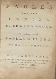 Fables for the ladies