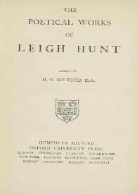 The poetical works