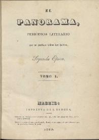 El Panorama, periódico literario