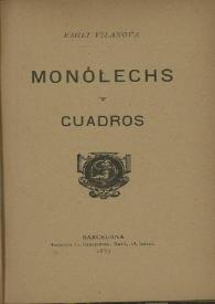 Monólechs y cuadros