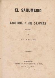 El sahumerio o Los mil y un olores