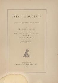 Vers de société