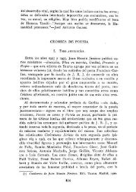 Cuadernos Hispanoamericanos, núm. 132, diciembre 1960. Crónica de poesía