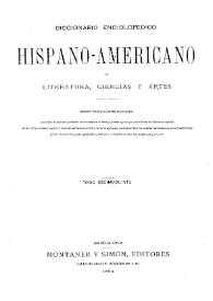 Diccionario enciclopédico hispano-americano de literatura, ciencias y artes. Tomo 15