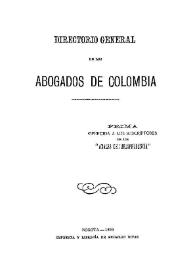 Directorio general de los abogados de Colombia