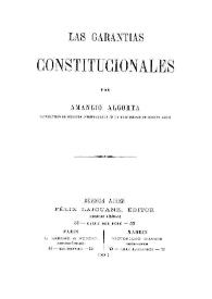 Las Garantías constitucionales