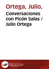 Conversaciones con Picón Salas