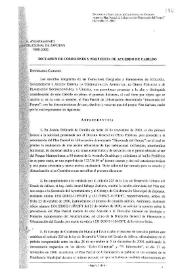Dictamen mediante el cual se aprobó el Plan Parcial de Urbanización 'Rinconada del Parque'