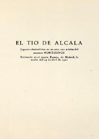 El tío de Alcalá