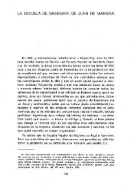 La escuela de la sabiduría de Juan de Mairena