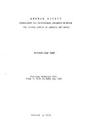 Annual report of the Fulbright Commission. Program year 1969- attachment 1