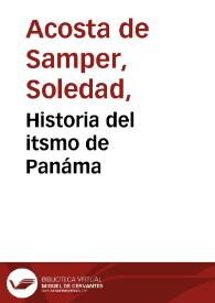 Historia del itsmo de Panáma