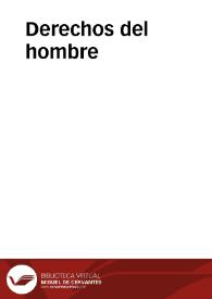 Derechos del hombre