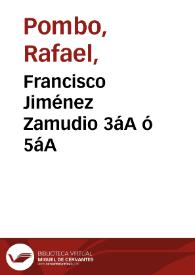 Francisco Jiménez Zamudio 3áA ó 5áA