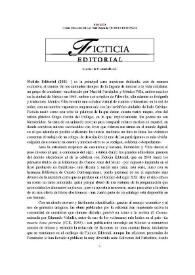 Ficticia Editorial (2001- ) [Semblanza]