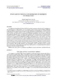 Pinos autóctonos y conservación de bosques en Andalucía