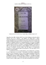 Jorge Roa (Cali, 1858 - Madrid, 1927) [Semblanza]