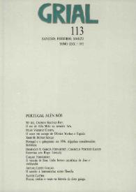 Grial : revista galega de cultura. Núm. 113, 1992