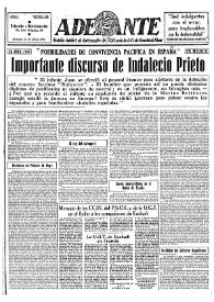 Adelante : Órgano del Partido Socialista Obrero Español de B.-du-Rh. (Marsella). Año III, núm. 134, 22 de mayo de 1947