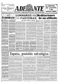 Adelante : Órgano del Partido Socialista Obrero Español de B.-du-Rh. (Marsella). Año IV, núm. 158, 25 de diciembre de 1947