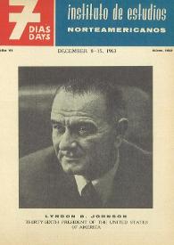7 días = 7 days : boletín del Instituto de Estudios Norteamericanos, Barcelona. Núm. 192, del 8 al 15 de diciembre de 1963
