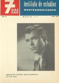 7 días = 7 days : boletín del Instituto de Estudios Norteamericanos, Barcelona. Núm. 201, del 1 al 7 de marzo de 1964