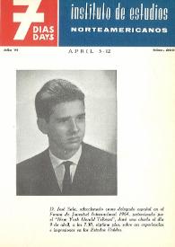 7 días = 7 days : boletín del Instituto de Estudios Norteamericanos, Barcelona. Núm. 205, del 5 al 12 de abril de 1964