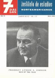 7 días = 7 days : boletín del Instituto de Estudios Norteamericanos, Barcelona. Núm. 228, del 10 al 17 de enero de 1965