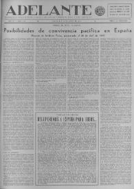 Adelante : Órgano del Partido Socialista Obrero [Español] (México, D. F.). Año VI, núm. 123, 15 de mayo de 1947