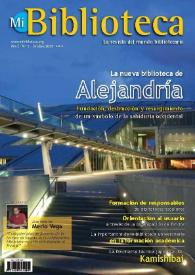 Mi biblioteca : la revista del mundo bibliotecario. Núm. 3, octubre 2005